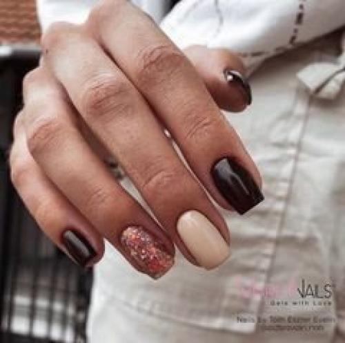 Идеи осеннего маникюра. 08