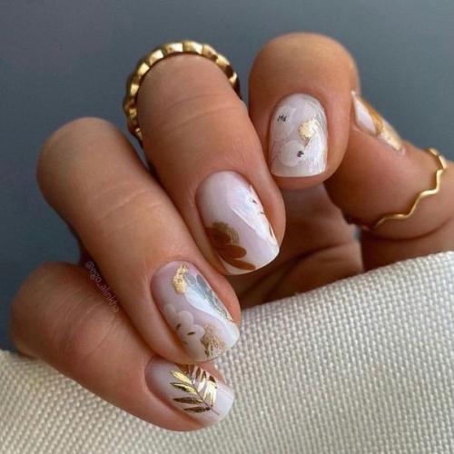 Идеи осеннего маникюра. 04