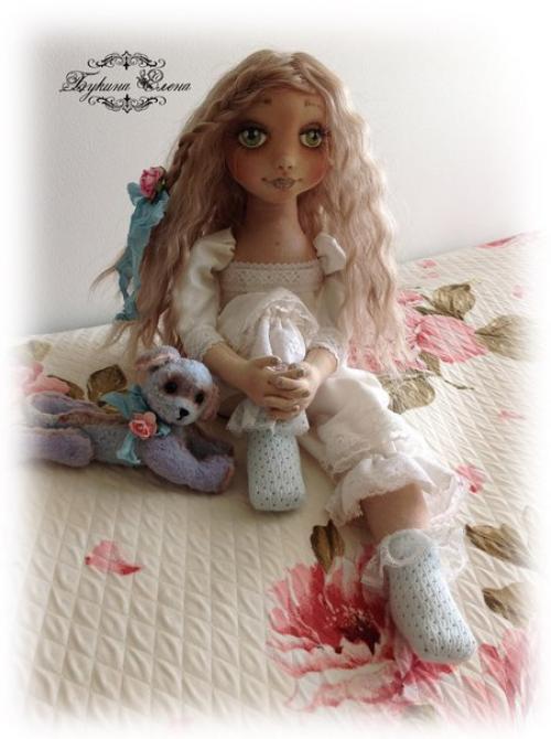 Дашенька, полностью текстильная куколка. 02 Дашенька, полностью текстильная куколка. 02