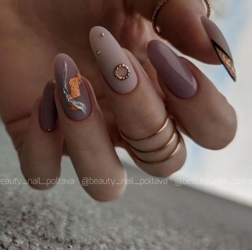 Идеи осеннего маникюра. 05