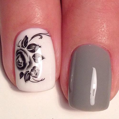 Уважаемые мастера!  Прошу объективно оценить мои работы (комбо - маникюр и покрытие гель - лак. 06