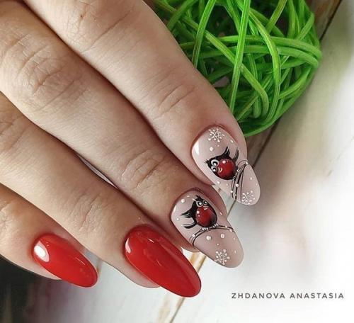 С новым маникюром в красном цвете вы окажетесь в центре общего внимания. 07