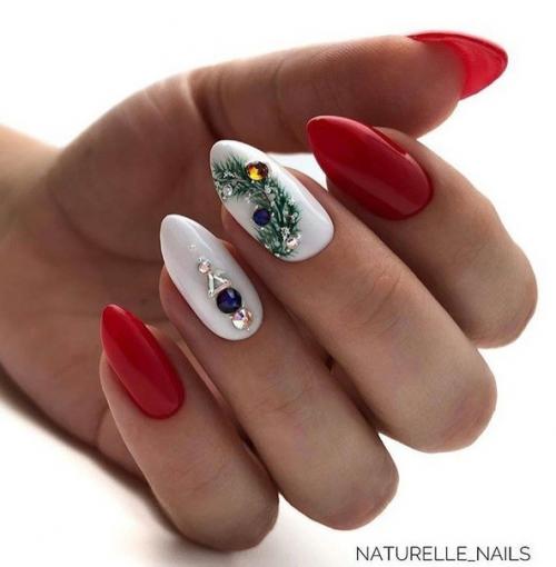 С новым маникюром в красном цвете вы окажетесь в центре общего внимания. 08