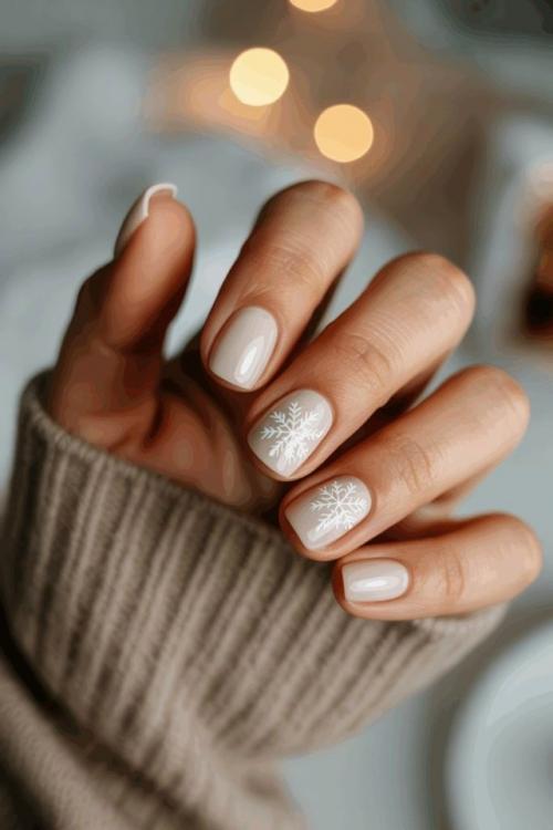 Нежная подборка маникюров для тех, кто любит аккуратность и детали. 01