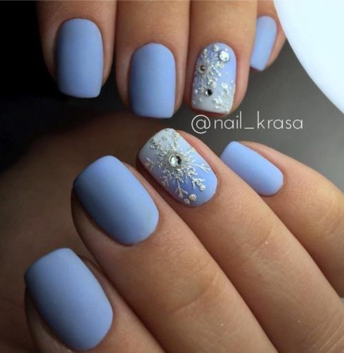 Какой дизайн зимнего маникюра лучший? 05