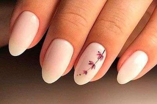 Рисунки для нежного маникюра. 03