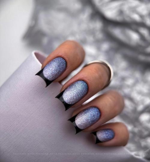 Идеи маникюра на квадратные ногти. 08