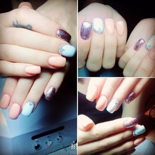 Бауманская.  Маникюр + гель лак - 350? 07