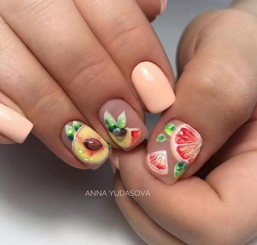 Как вам работа мастеров с фруктовым маникюром? 07