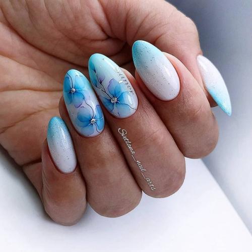 Самые весенние дизайны - это конечно всевозможные цветы. 04