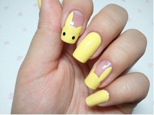 Маникюр Зайчик, а для тех кто в кусе пикачу! 03 Маникюр Зайчик, а для тех кто в кусе пикачу! 03