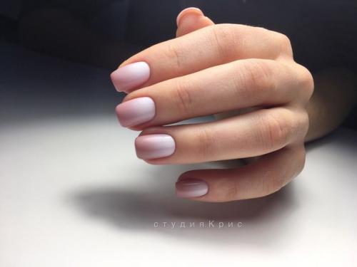 Маникюр классический и покрытие только на натуральных ногтях. 02