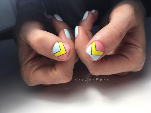 Маникюр классический и покрытие только на натуральных ногтях. 01