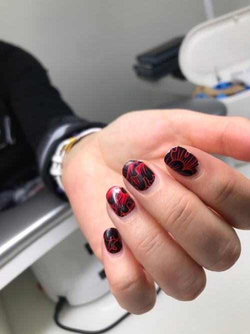 Срок носки плёночного покрытия на втором и третьем фото - 3 недели. 01