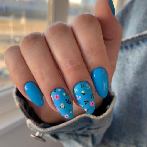 Самые весенние дизайны - это конечно всевозможные цветы. 05