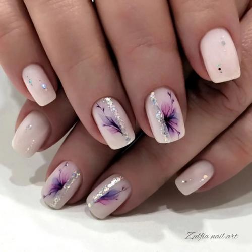 Принесла вам букет весенних цветов, правда в виде дизайнов для ногтей. 04