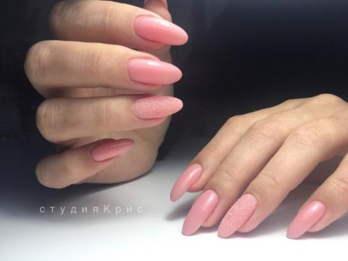 Маникюр классический и покрытие только на натуральных ногтях. 07