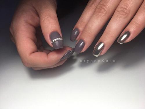 Маникюр классический и покрытие только на натуральных ногтях. 09