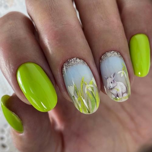 Принесла вам букет весенних цветов, правда в виде дизайнов для ногтей. 07