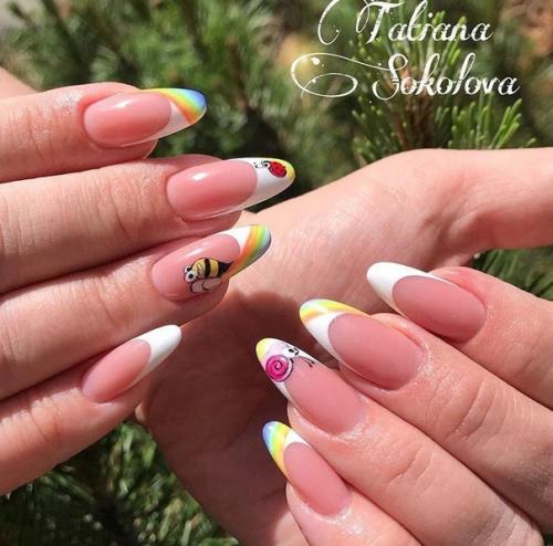 Разноцветный френч. 10. 02