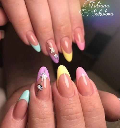 Разноцветный френч. 10. 03