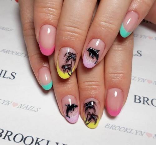 Разноцветный френч. 10. 01