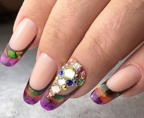 Разноцветный френч. 10. 07