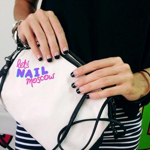 Подборка черно-белых маникюров? 06