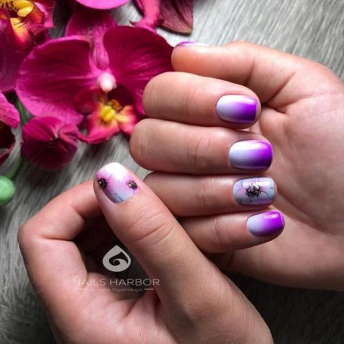 Идеи нежного маникюра с омбре. 05