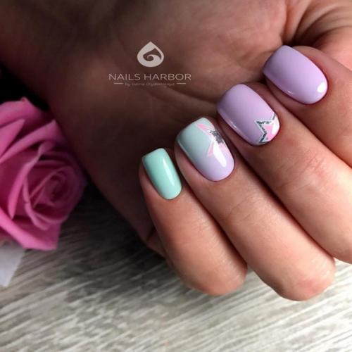 Идеи нежного маникюра с омбре. 01