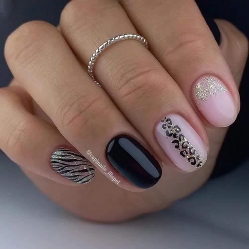 Идеи маникюра на короткие ногти. 05