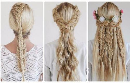 Самые стильные идеи плетения на длинные волосы. 03