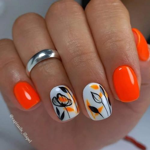 Идеи маникюра на короткие ногти. 06