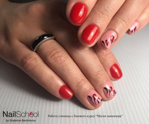 В школе Nailschool Екатерины Бердниковой. 01