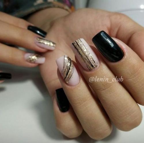 Топ - 10 вариантов Паутинки в Nail - дизайне. 08