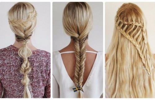 Самые стильные идеи плетения на длинные волосы. 04