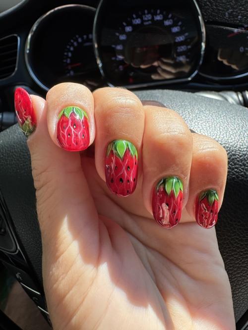 Эти ноготки - настоящий летний десерт! 01