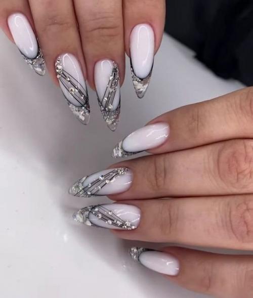 Топ - 10 вариантов Паутинки в Nail - дизайне. 02