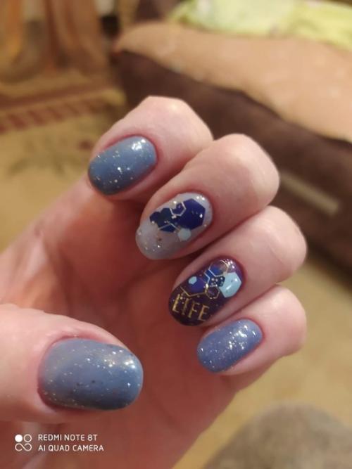 Идеи маникюра на короткие ногти. 01