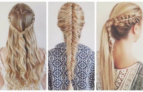Самые стильные идеи плетения на длинные волосы. 02
