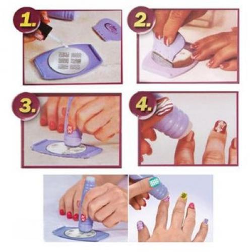 Набор для печати на ногтях в домашних условиях. 02