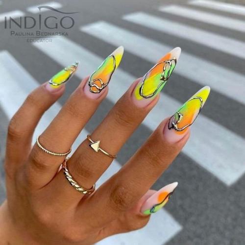 Идеи маникюра на длинные ногти. 07