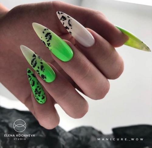 Идеи маникюра на длинные ногти. 08