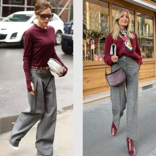 С чем носить модный цвет бургунди (винный), чтобы выглядеть дорого? 03 С чем носить модный цвет бургунди (винный), чтобы выглядеть дорого? 03