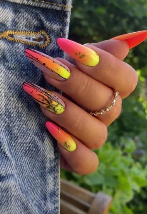 Идеи маникюра на длинные ногти. 02