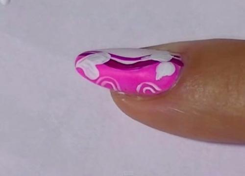 Маникюр с акриловыми сердечками (пошаговый урок). 02