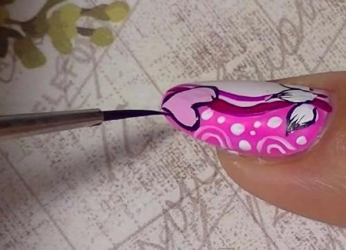 Маникюр с акриловыми сердечками (пошаговый урок). 04