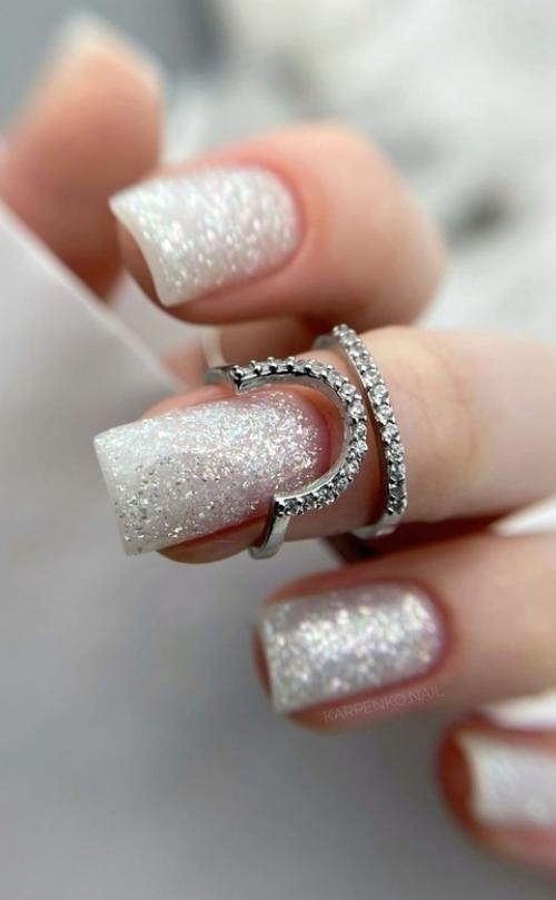 Дизайн ногтей.  Подборка для тех, у кого ещё не дёргается глаз от блёсток, светоотражаек и кошачьего глаза. 01