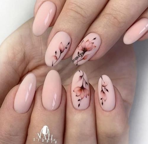 Стильные рисунки на ногтях. 05
