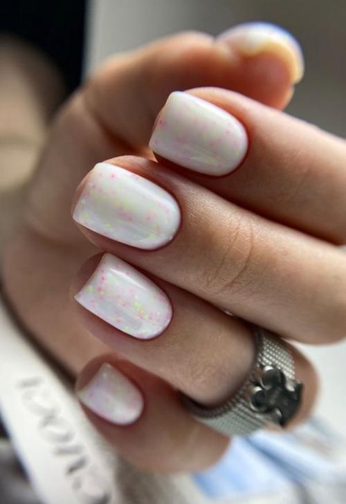 Дизайн ногтей.  Подборка для тех, у кого ещё не дёргается глаз от блёсток, светоотражаек и кошачьего глаза. 05